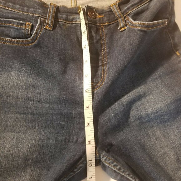 FREE PEOPLE Denim Jeans Skinny Busted Knees - Picture 5 of 6